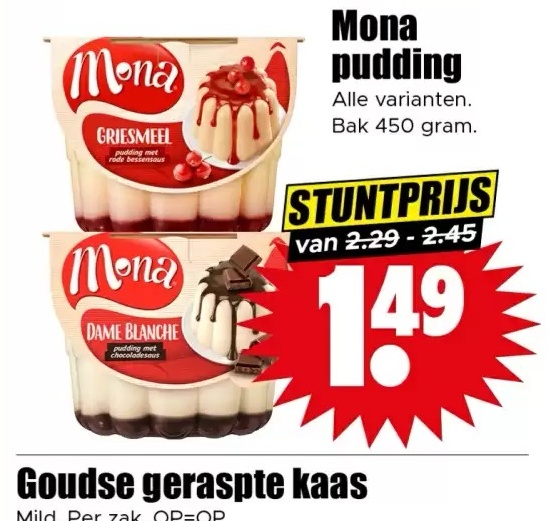 Mona pudding