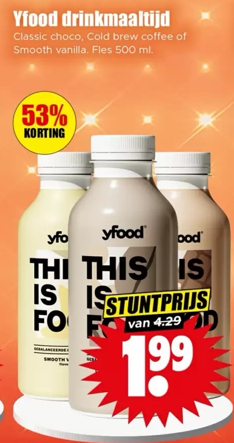 Yfood drinkmaaltijd