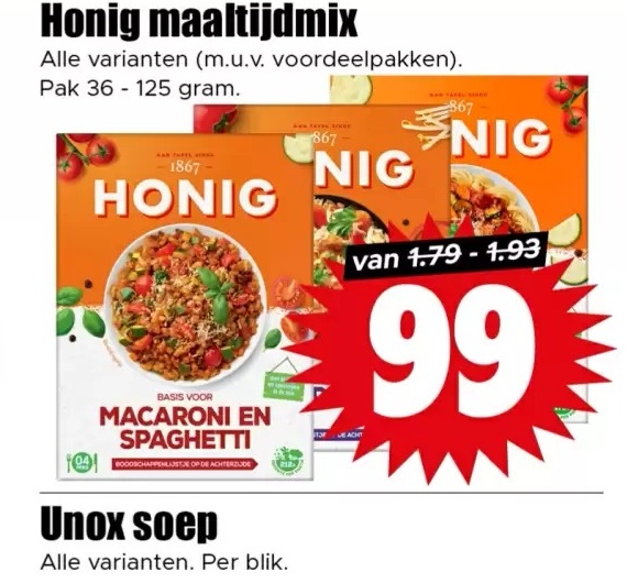 Honig maaltijdmix