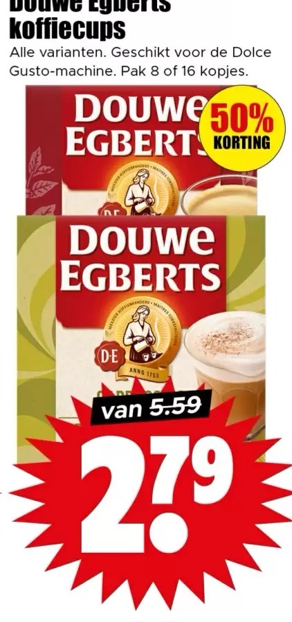 Douwe Egberts koffiecups
