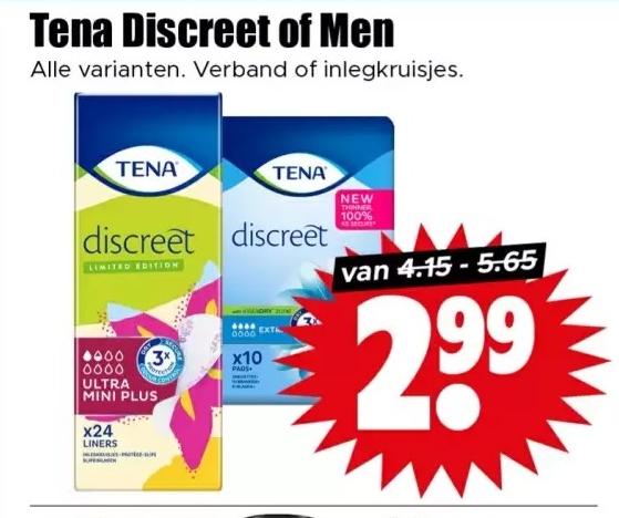 Tena Discreet of Men