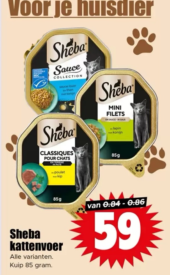 Sheba kattenvoer