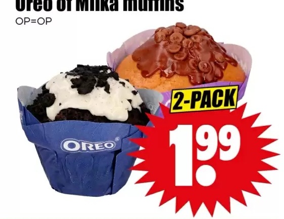 Oreo or Minka muffins
