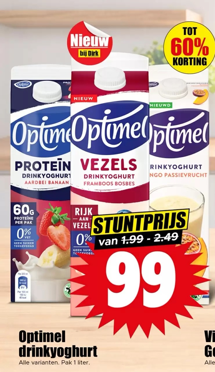 Optimel drinkyoghurt