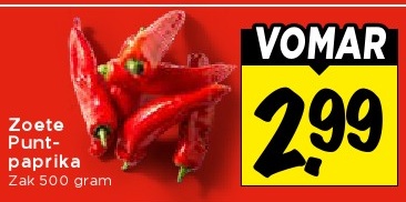 Zoete Puntpaprika