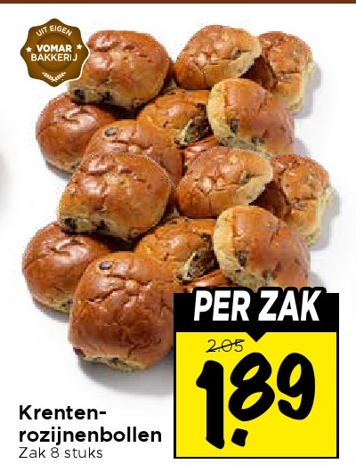 Krenten-rozijnenbollen