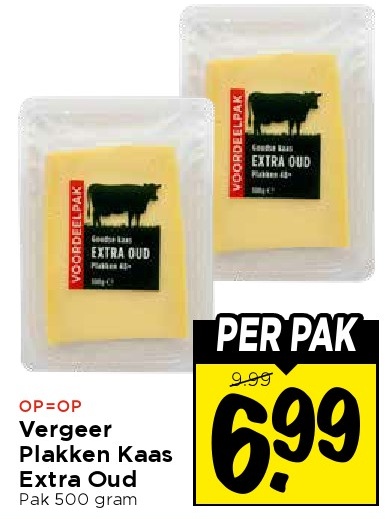 Vergeer Plakken Kaas Extra Oud