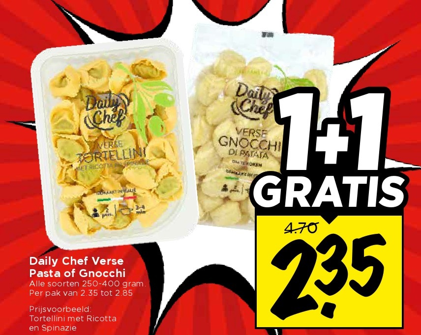 Daily Chef Verse Pasta de Gnocchi