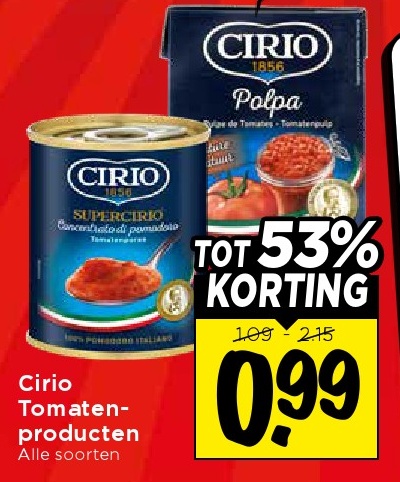 Cirio Tomatenproducten