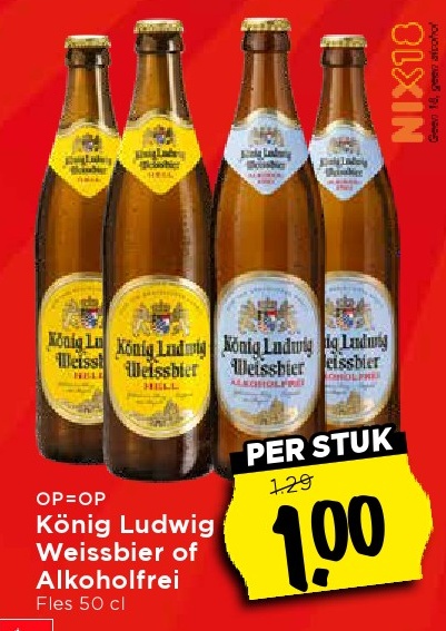 König Ludwig Weissbier of Alkoholvrij