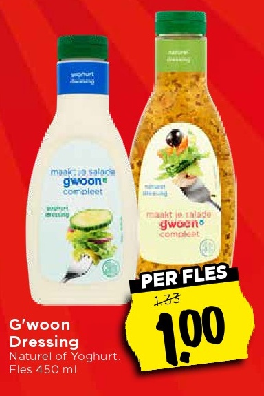 G'woon Dressing Naturel of Yoghurt