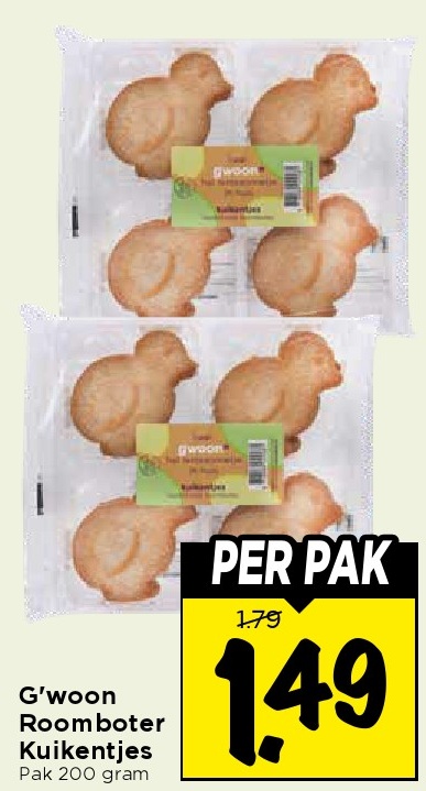 G'woon Roomboter Kuikentjes