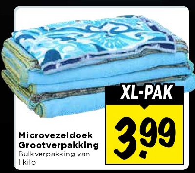 Microvezeldoek Grootverpakking