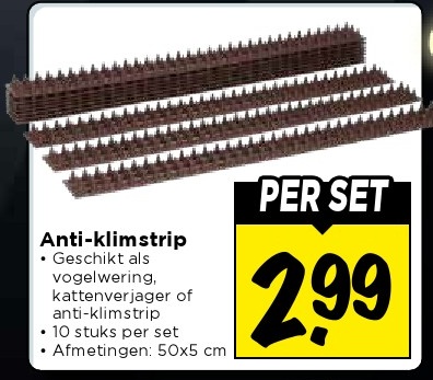 Anti-klimstrip