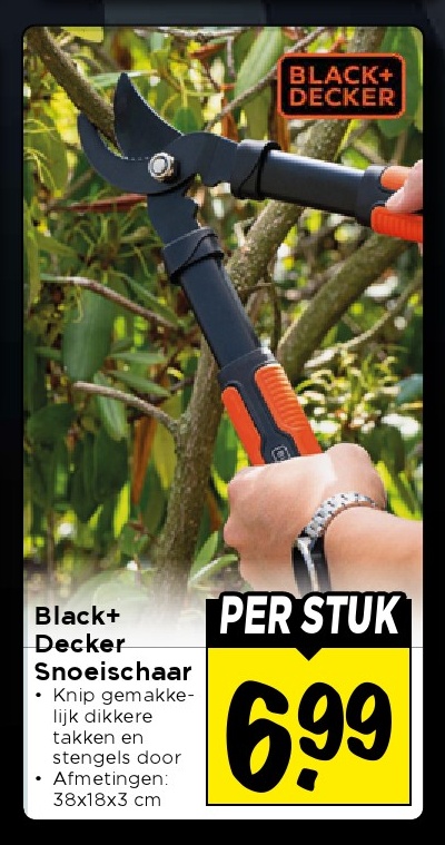 Black+Decker Snoeischaar