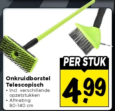Onkruidborstel Telescopisch