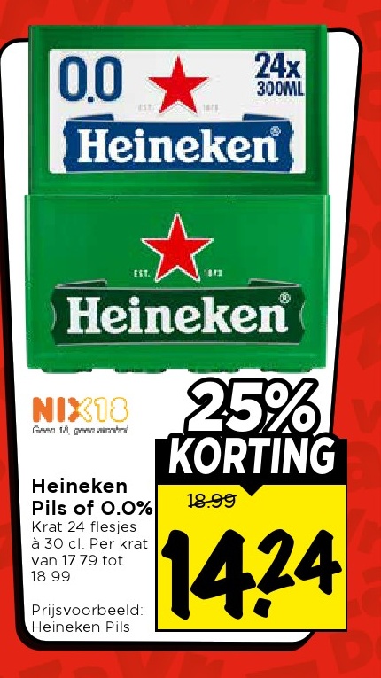 Heineken Pils of 0.0%