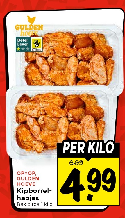 Kipborrelhapjes