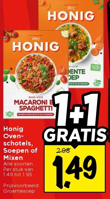 Honig Oven-schotels, Soepen of Mixen