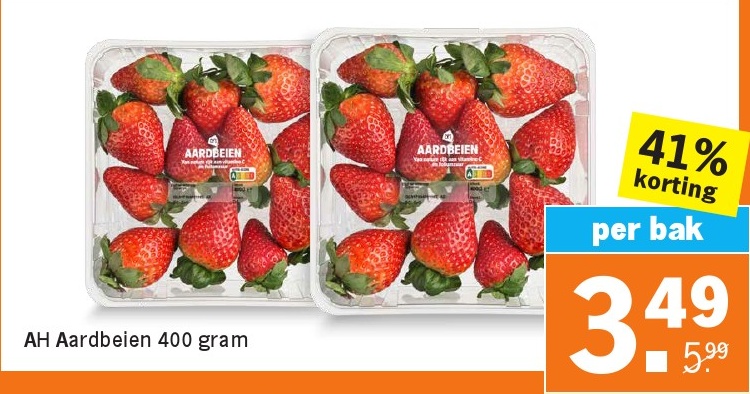 AH Aardbeien 400 gram