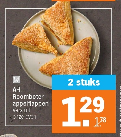 AH Roomboter appelflappen