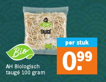AH Biologisch taugé 100 gram