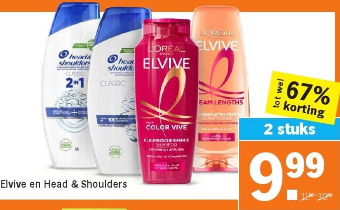 Elvive en Head & Shoulders