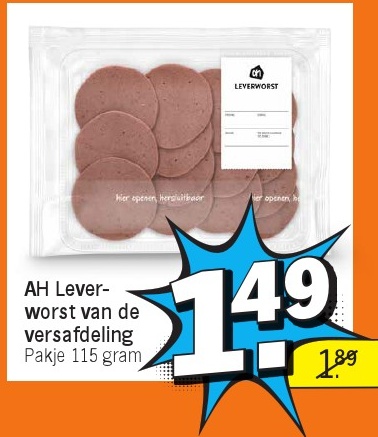 AH Leverworst van de versafdeling