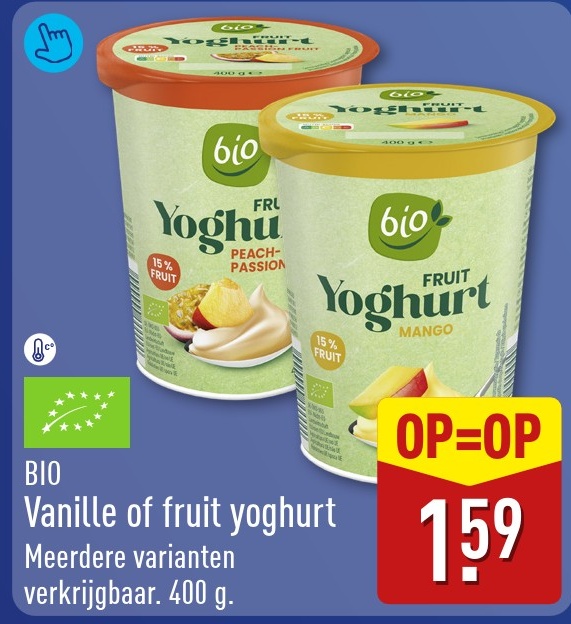 BIO Vanille of fruit yoghurt