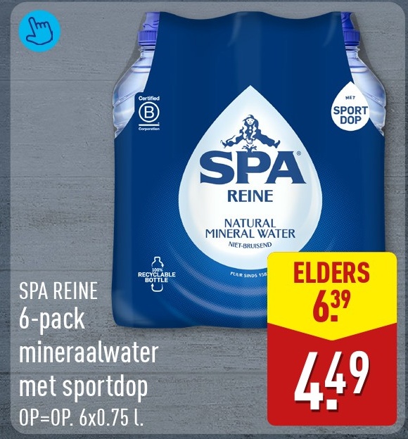 SPA REINE 6-pack mineraalwater met sportdop