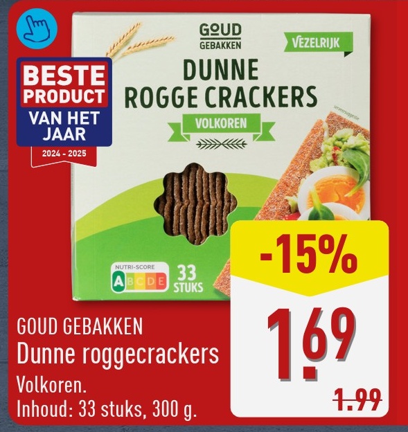 Dunne roggecrackers