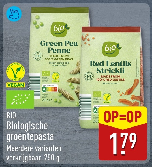 BIO Biologische groentepasta