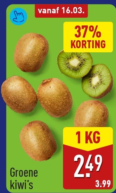 Groene kiwi's