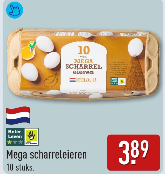 Mega scharreleieren