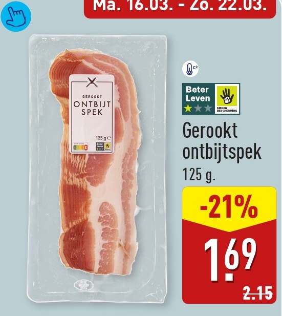 Gerookt ontbijtspek