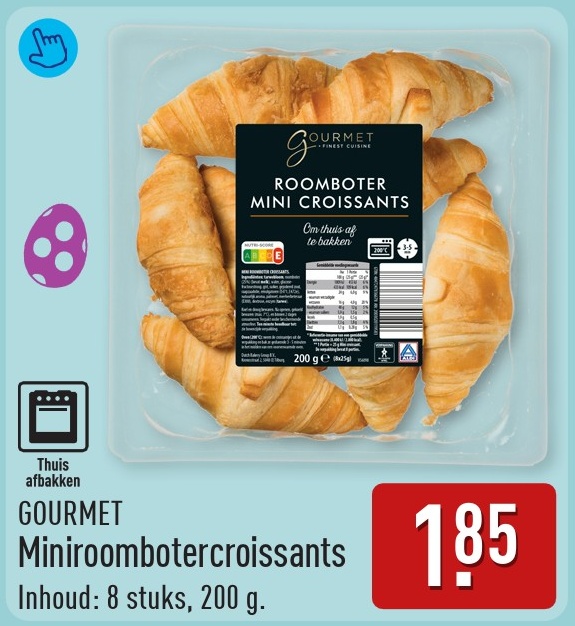 Miniroombotercroissants