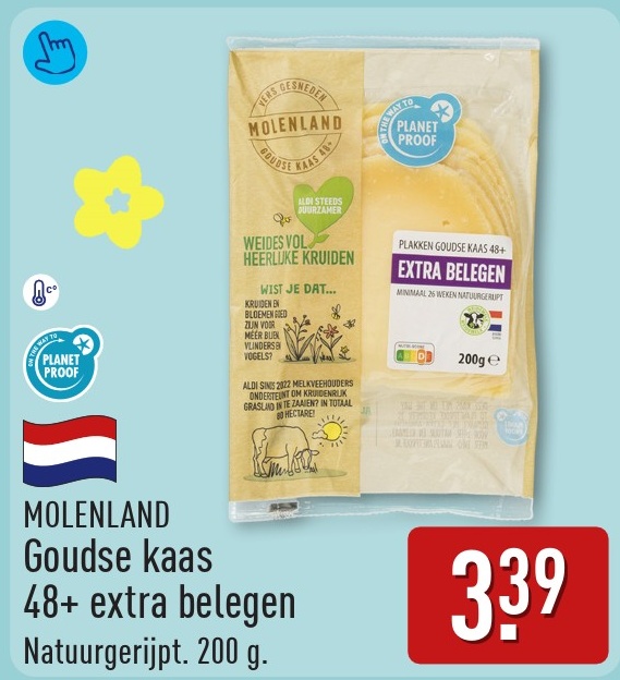 Goudse kaas 48+ extra beleggen
