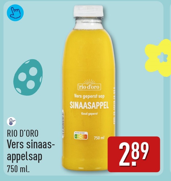 RIO D'ORO Vers sinaas- appelsap 750 ml.
