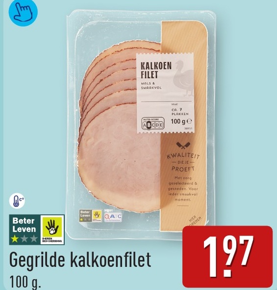 Gegrilde kalkoenfilet