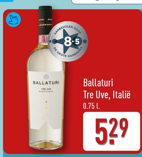 Ballaturi Tre Uve, Italië 0.75 L