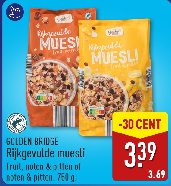 Rijkgevulde muesli