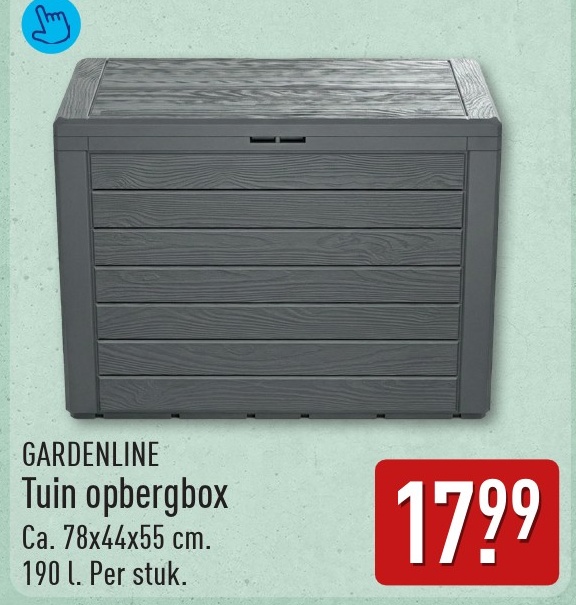 Tuin opbergbox