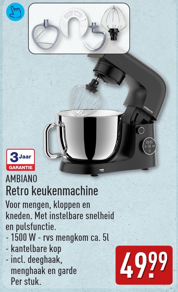 AMBITION Retro keukenmachine