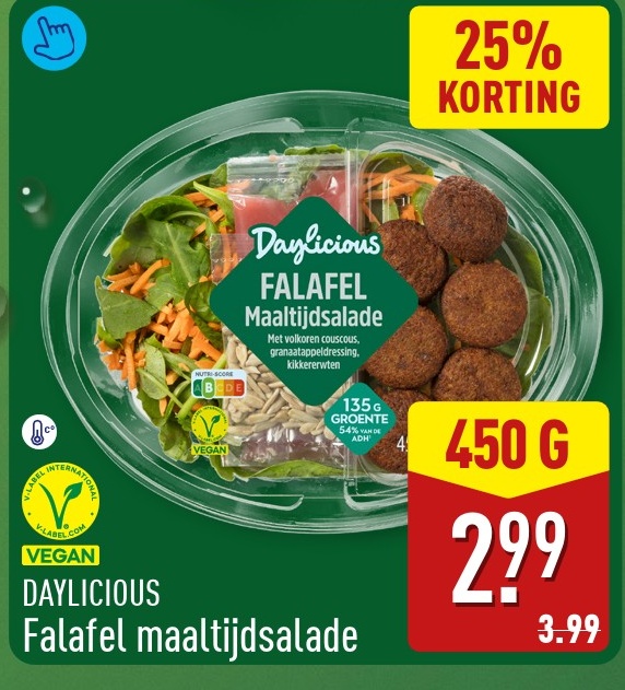 DAYLICIOUS Falafel maaltijdsalade