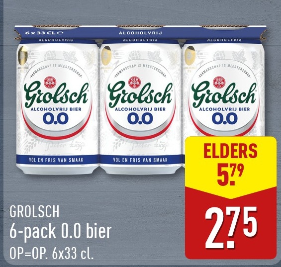 GROLSCH 6-pack 0.0 bier