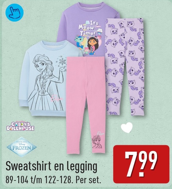 Sweatshirt en legging