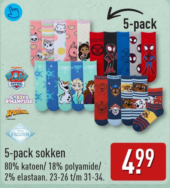 5-pack sokken