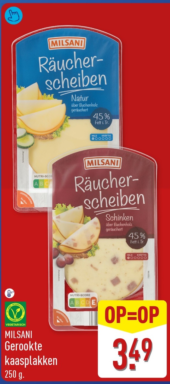 MILSANI Gerookte kaasplakken