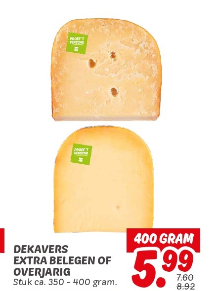 DEKAVERS EXTRA BELGEN OF OVERJARIG