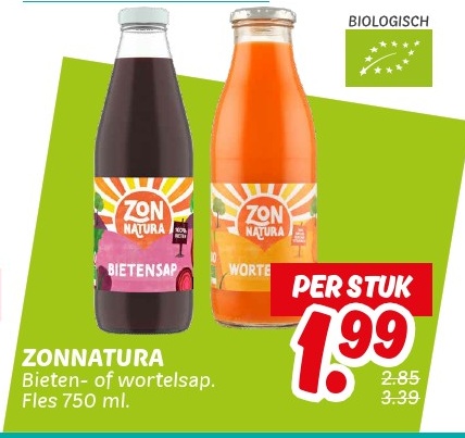 Zonnatura Bieten- of wortelsap